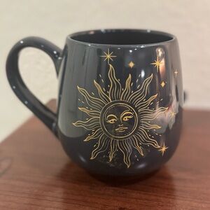 BNWOT Celestial moon mug with silk like eye mask